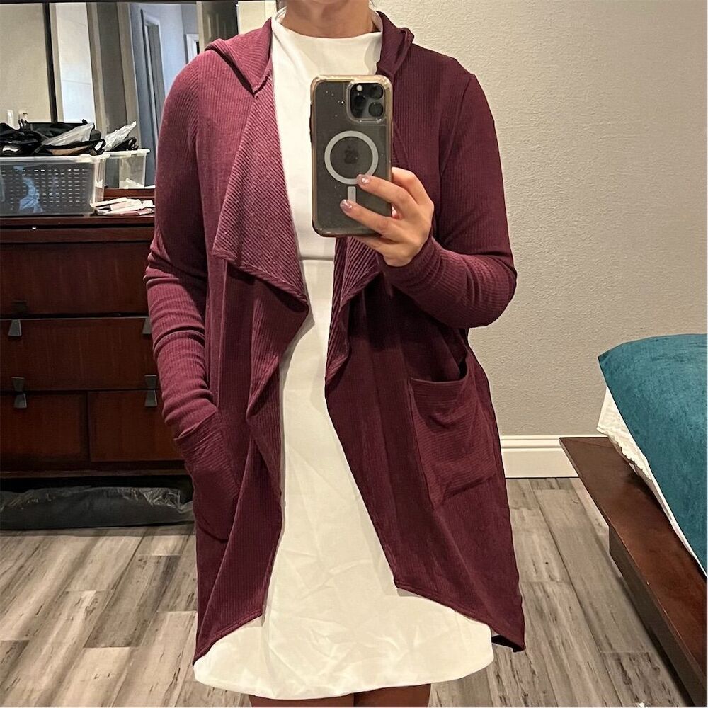 CHASER Cozy Hooded Duster Size S